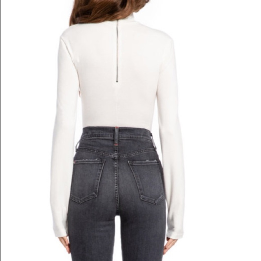 Alice & Olivia Garrison Mock Neck Top
